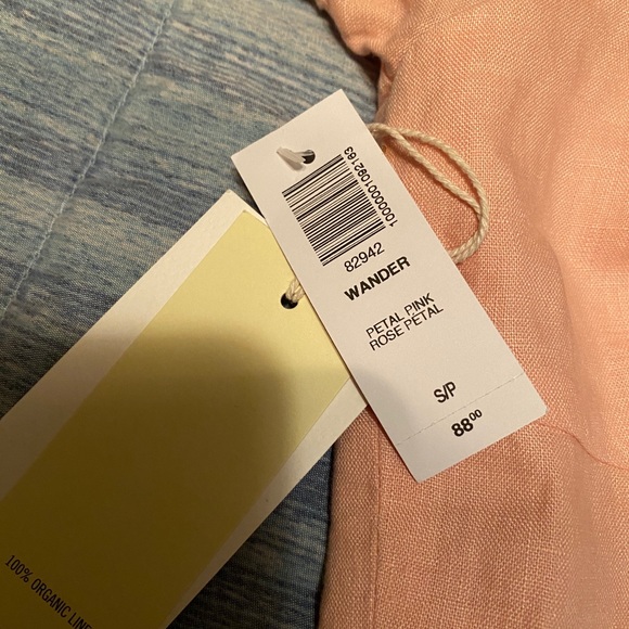 Aritzia Wilfred Wander Linen pink top - Picture 3 of 3